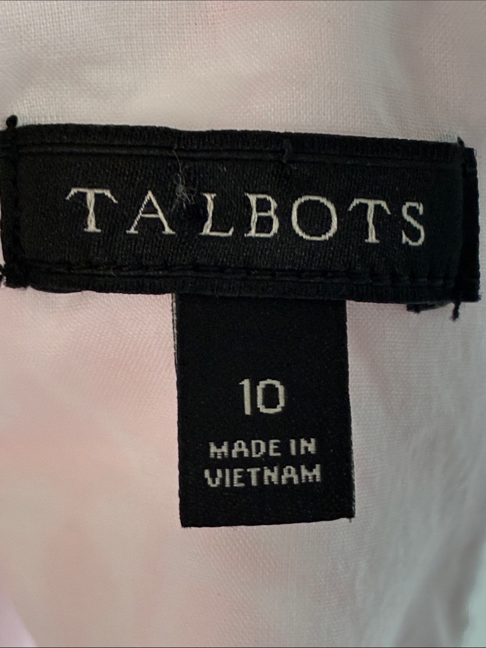 Talbots Pink and White Floral Sleeveless Midi Dress - Picture 9 of 10